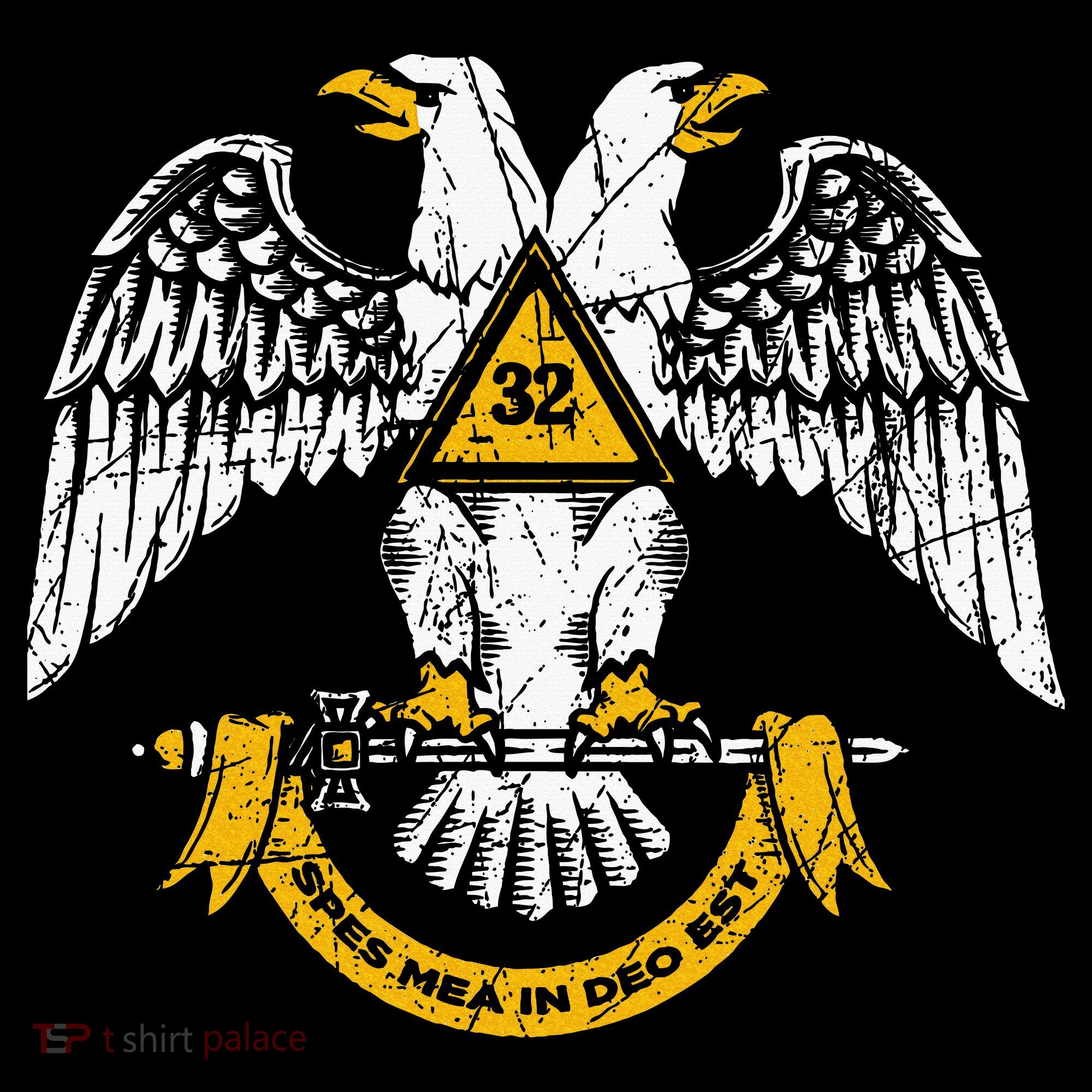 32nd Degree Masonic Scottish Rite Wings Down Toddler T-Shirt