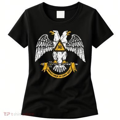 32nd Degree Masonic Scottish Rite Wings Down Women's T-Shirt