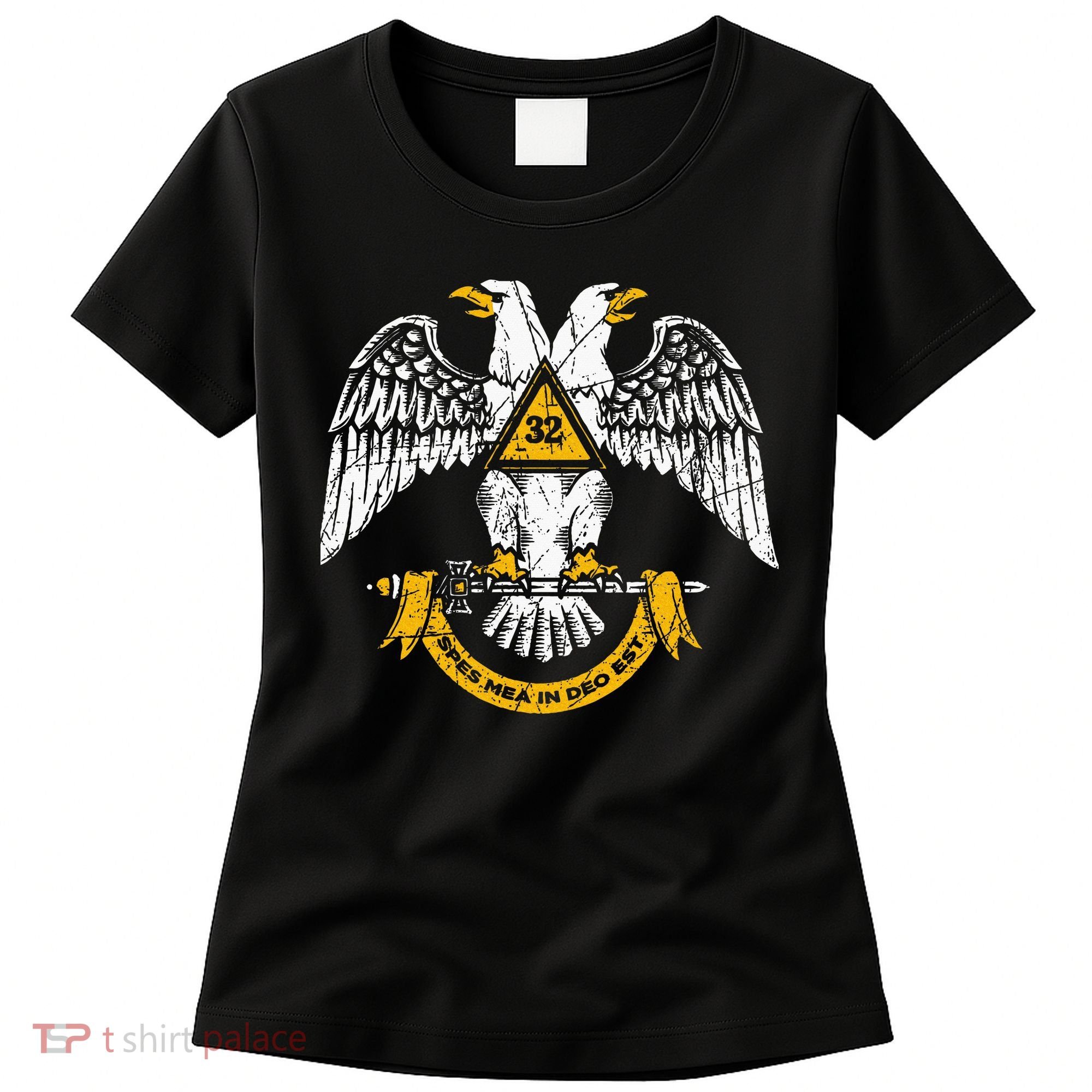 32nd Degree Masonic Scottish Rite Wings Down Women's T-Shirt