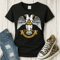 32nd Degree Masonic Scottish Rite Wings Down Women's T-Shirt thumb 3