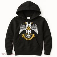 32nd Degree Masonic Scottish Rite Wings Down Kids Hoodie thumb 0