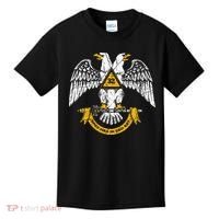 32nd Degree Masonic Scottish Rite Wings Down Kids T-Shirt thumb 0