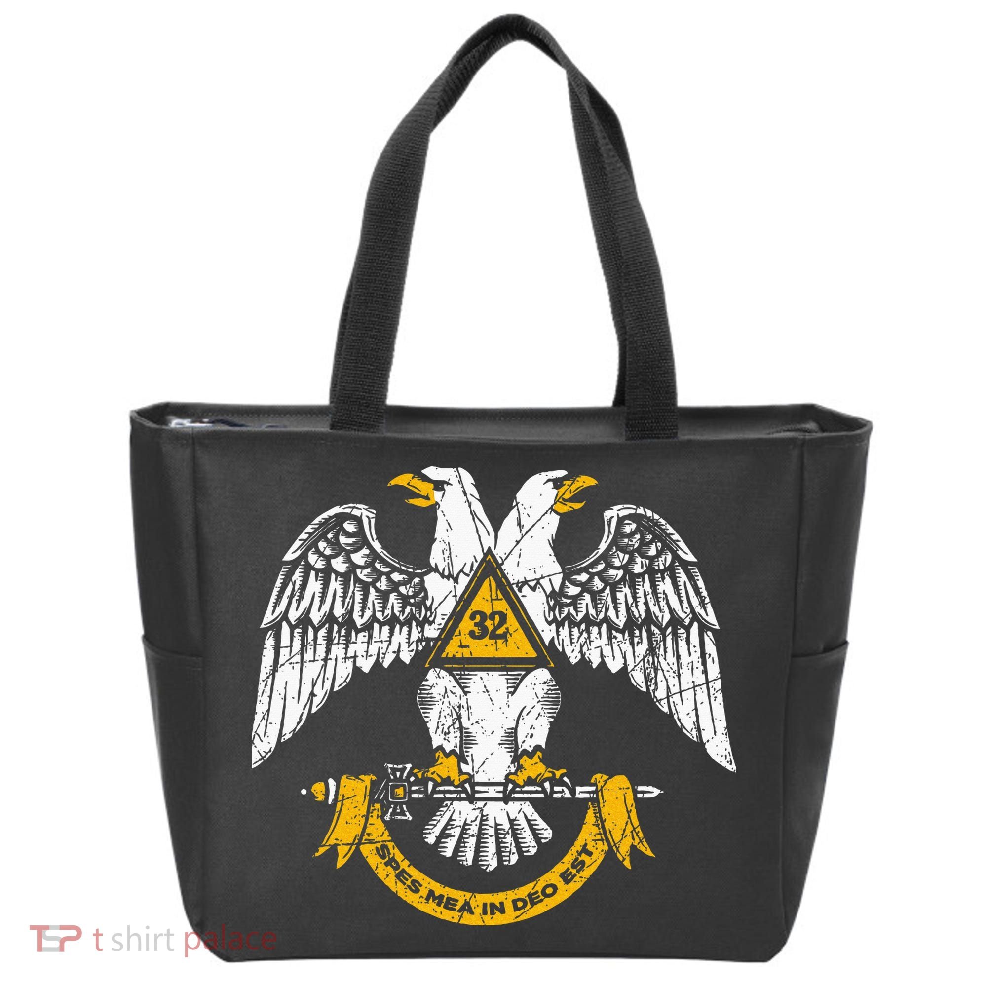 32nd Degree Masonic Scottish Rite Wings Down Tote Bag