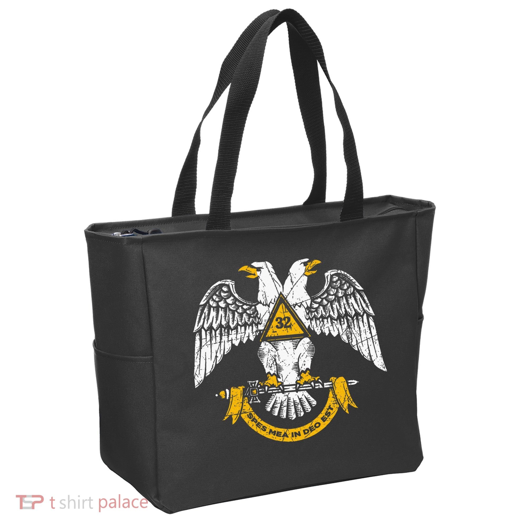 32nd Degree Masonic Scottish Rite Wings Down Tote Bag