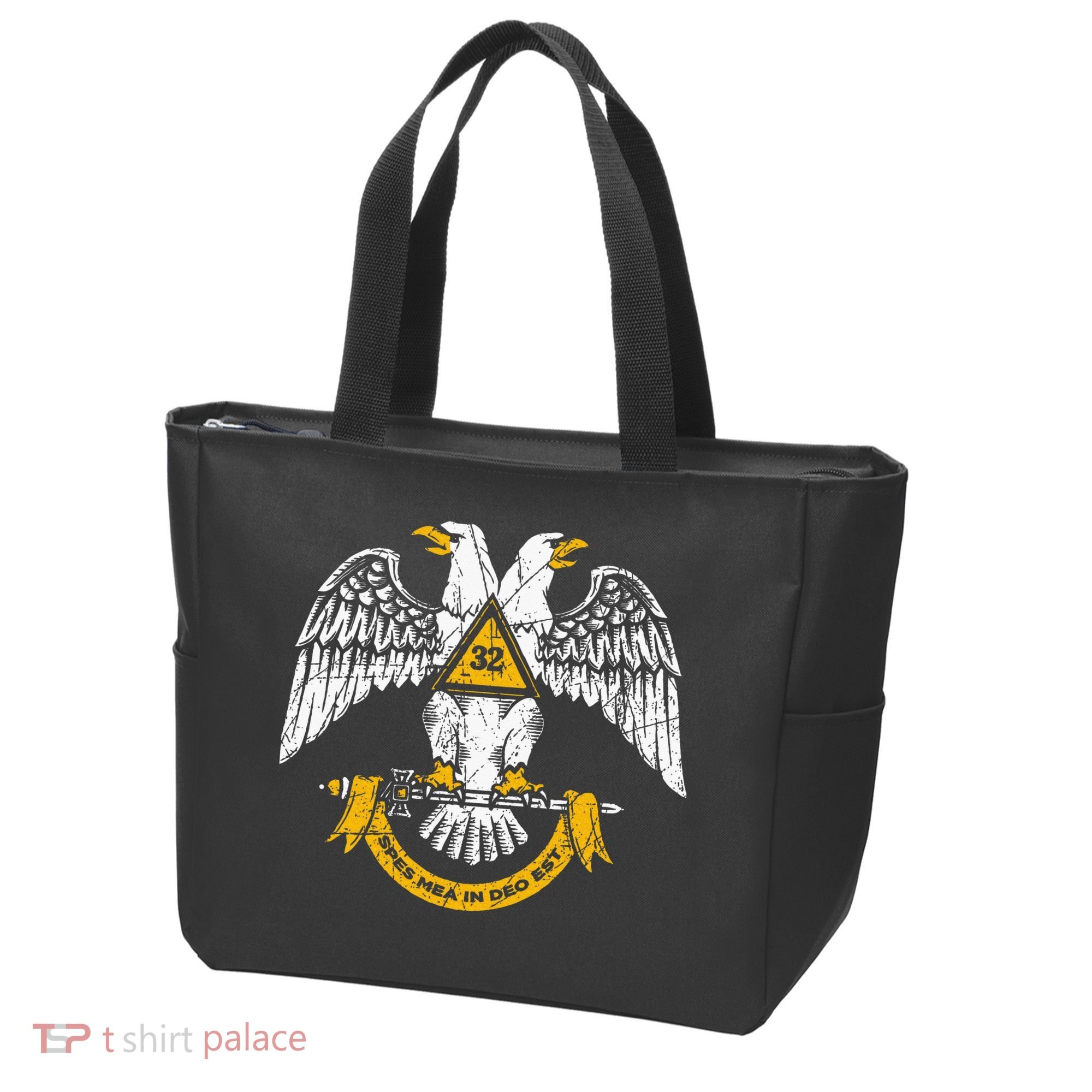 32nd Degree Masonic Scottish Rite Wings Down Tote Bag