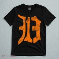 313 Detroit Michigan Vintage Old English D Area Code T-Shirt thumb 5