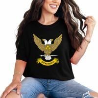 32nd Degree Mason Scottish Rite Wings Up Doubleheaded Eagle Comfort Colors T-Shirt thumb 0