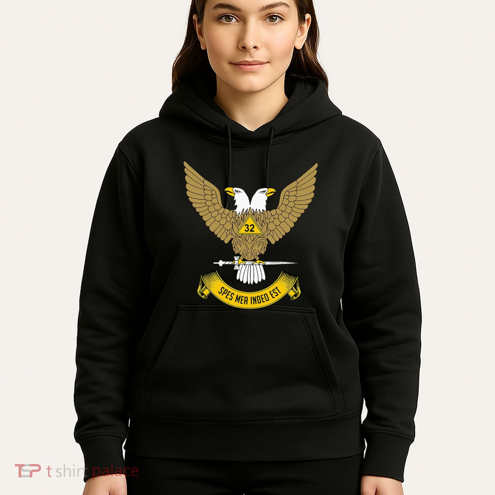 32nd Degree Mason Scottish Rite Wings Up Doubleheaded Eagle Hoodie