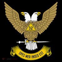 32nd Degree Mason Scottish Rite Wings Up Doubleheaded Eagle Bucket Hat thumb 4