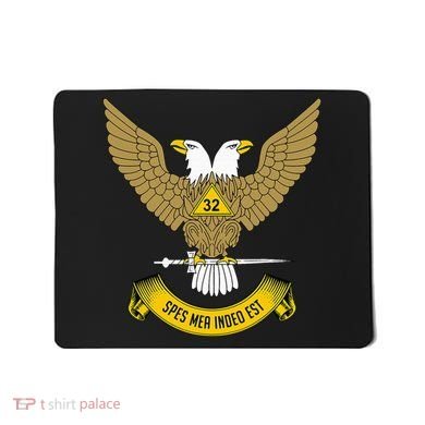 32nd Degree Mason Scottish Rite Wings Up Doubleheaded Eagle Mousepad
