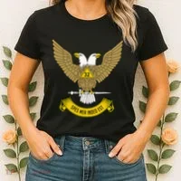 32nd Degree Mason Scottish Rite Wings Up Doubleheaded Eagle Women's T-Shirt thumb 2
