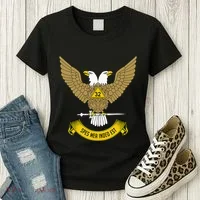 32nd Degree Mason Scottish Rite Wings Up Doubleheaded Eagle Women's T-Shirt thumb 3