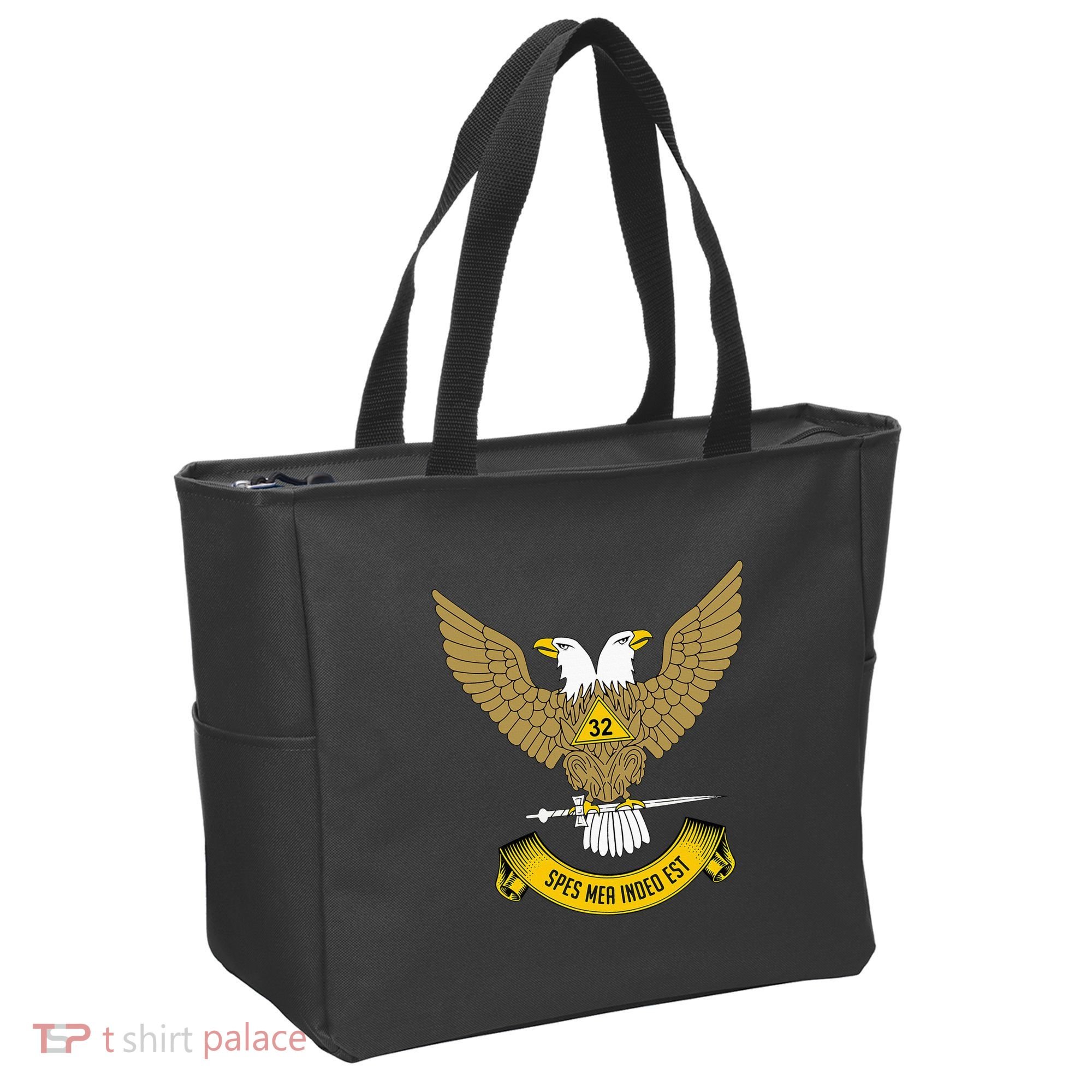 32nd Degree Mason Scottish Rite Wings Up Doubleheaded Eagle Tote Bag