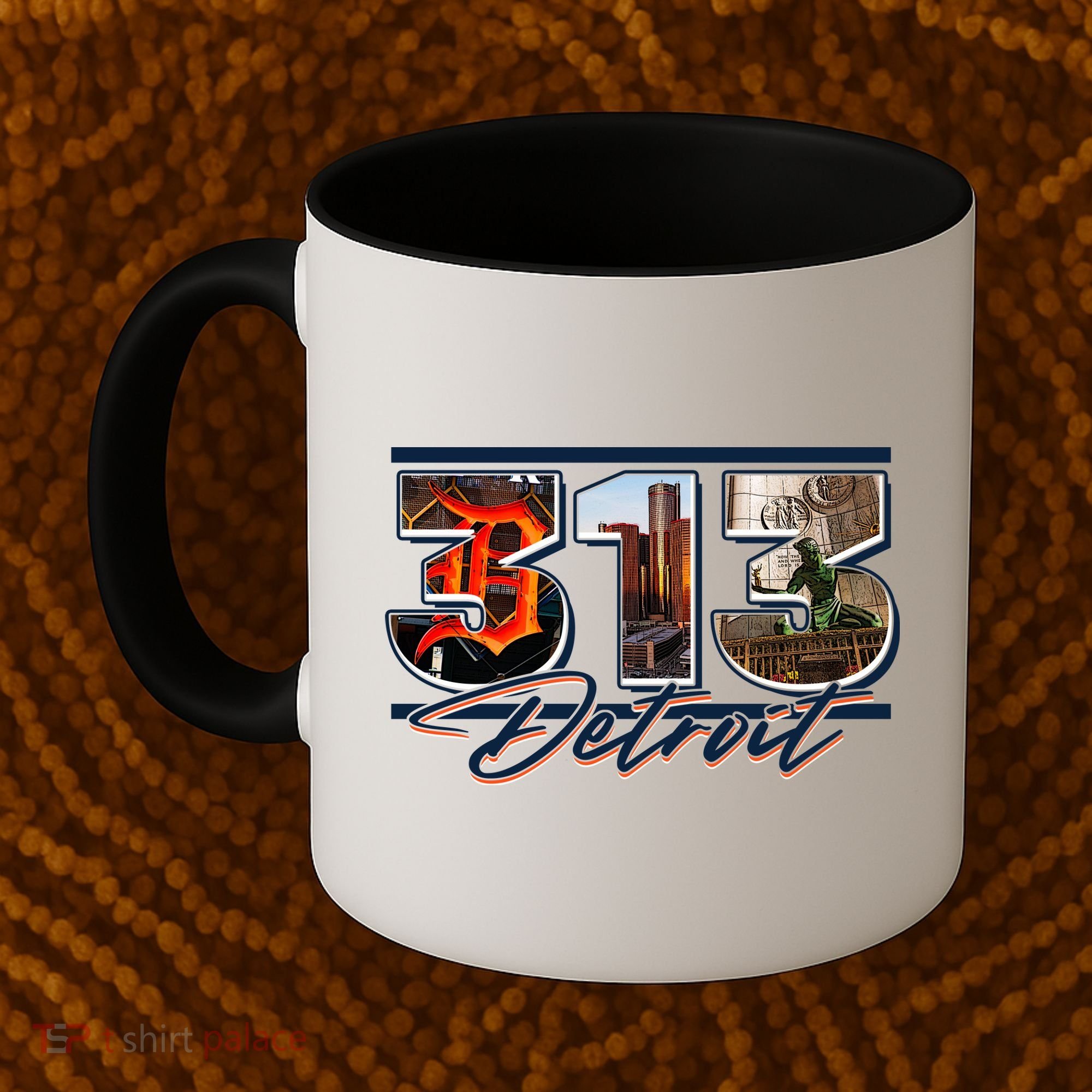 313 Detroit Urban Spirit Coffee Mug