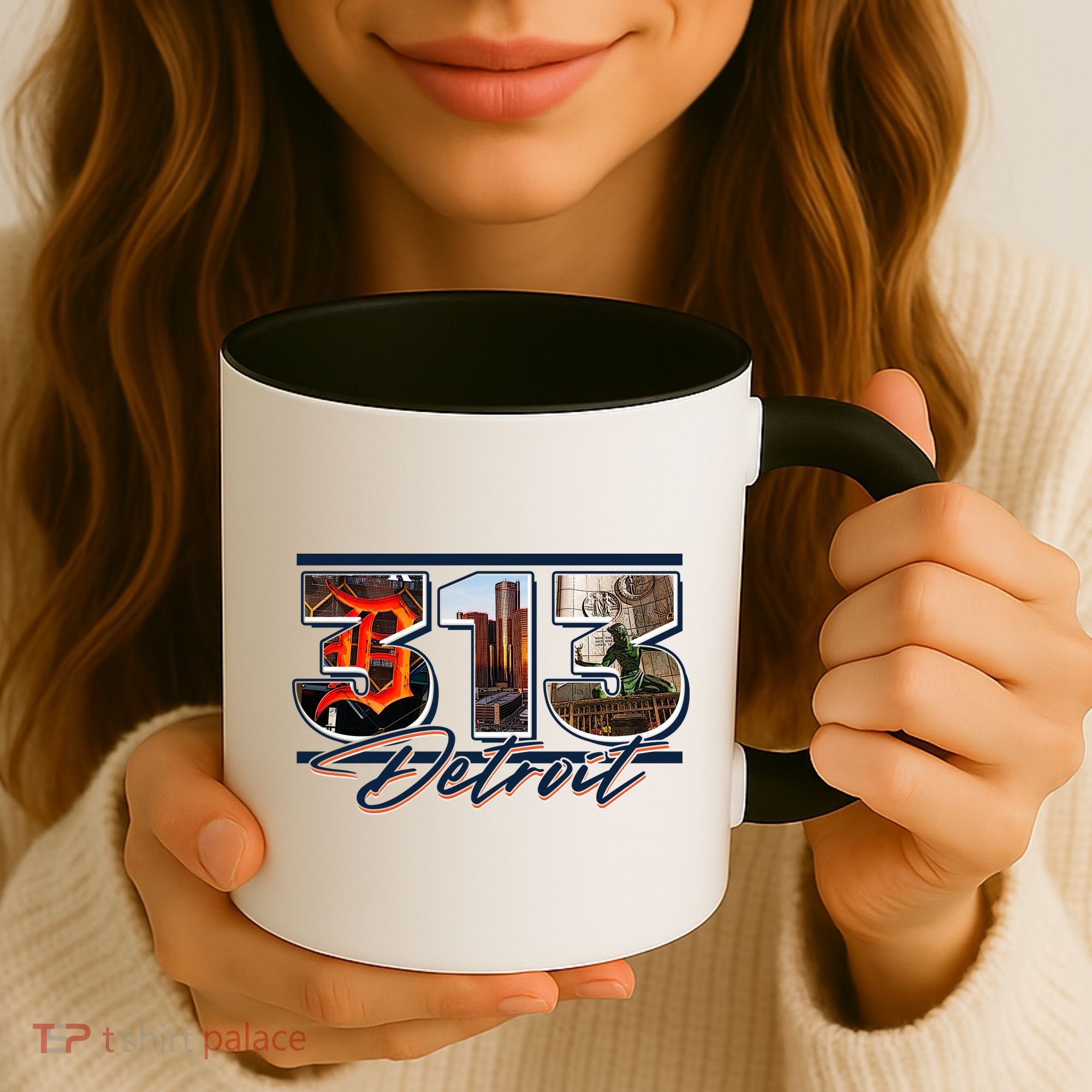 313 Detroit Urban Spirit Coffee Mug