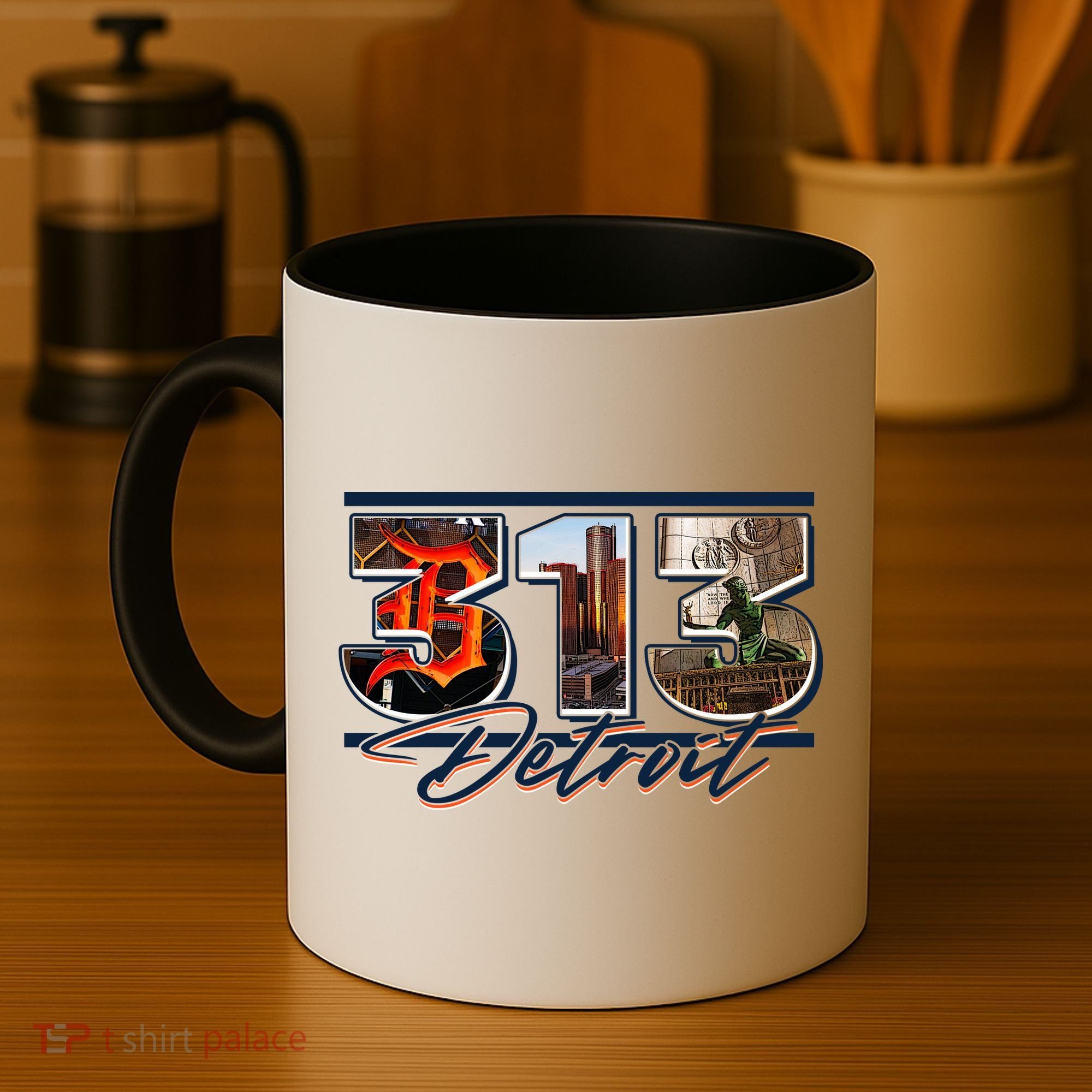 313 Detroit Urban Spirit Coffee Mug