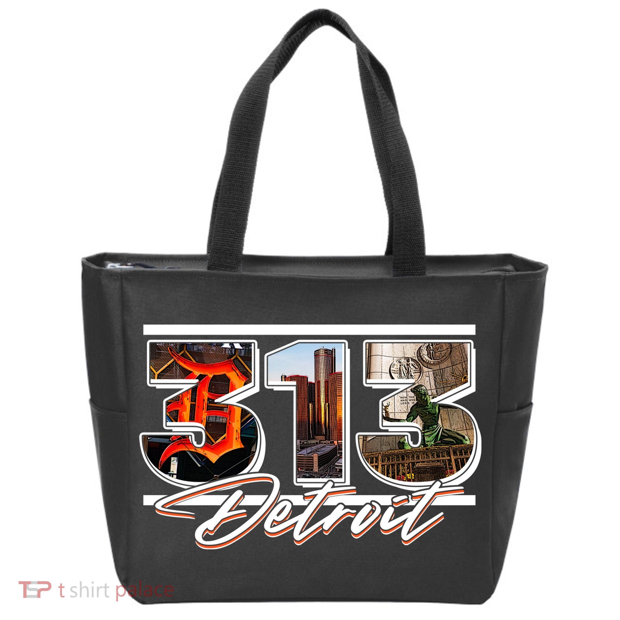 313 Detroit Urban Spirit Tote Bag