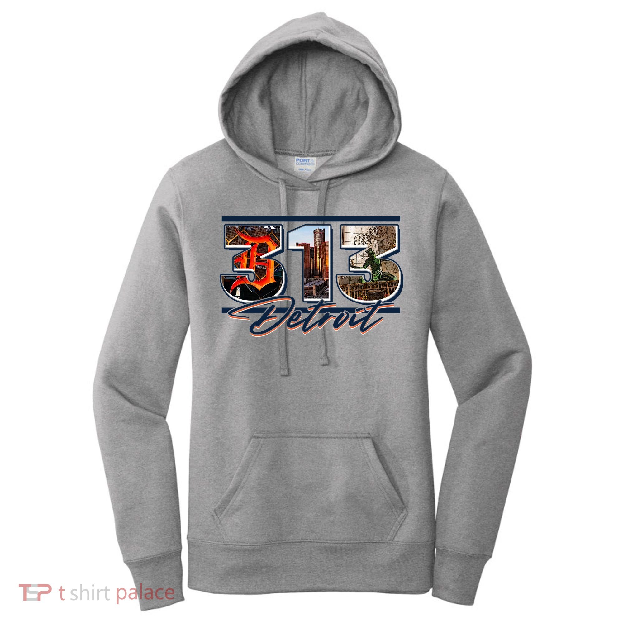 313 Detroit Urban Spirit Women's Hoodie