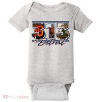 313 Detroit Urban Spirit Baby Bodysuit thumb 0