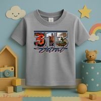 313 Detroit Urban Spirit Toddler T-Shirt thumb 3