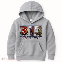 313 Detroit Urban Spirit Kids Hoodie thumb 0