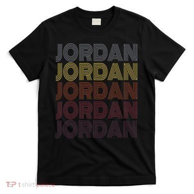 365 First Name Jordan Retro Pattern Vintage Style T-Shirt