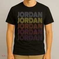 365 First Name Jordan Retro Pattern Vintage Style T-Shirt thumb 3