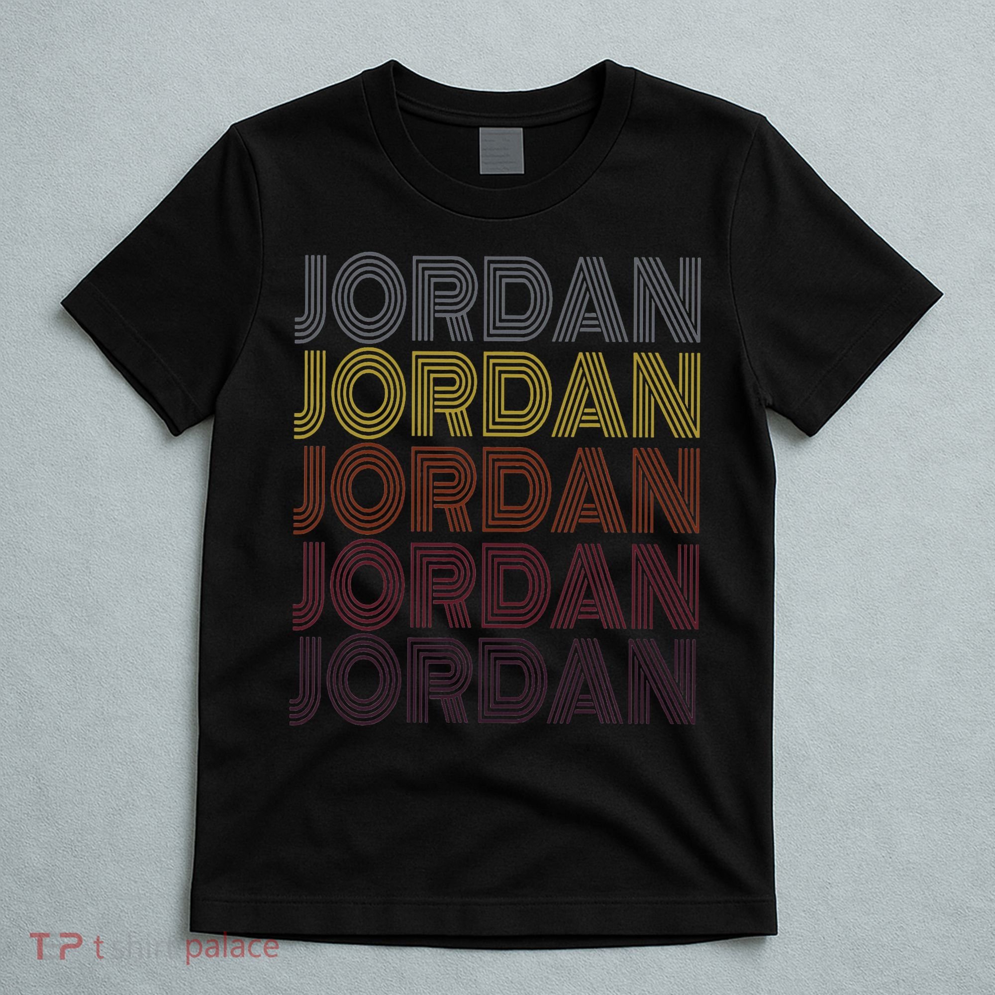 365 First Name Jordan Retro Pattern Vintage Style T-Shirt