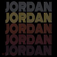 365 First Name Jordan Retro Pattern Vintage Style T-Shirt thumb 7