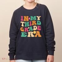 3rd Grade Back To School Retro In My Third Grade Era Teacher Women's Sweatshirt thumb 0