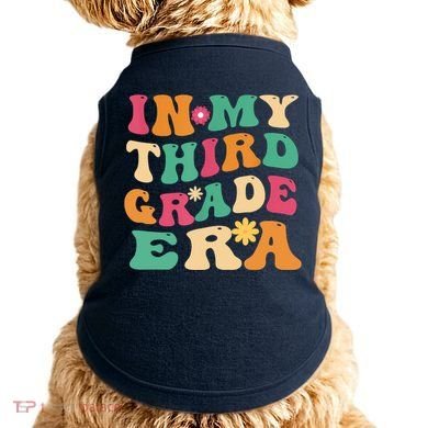 3rd Grade Back To School Retro In My Third Grade Era Teacher Doggie Tank