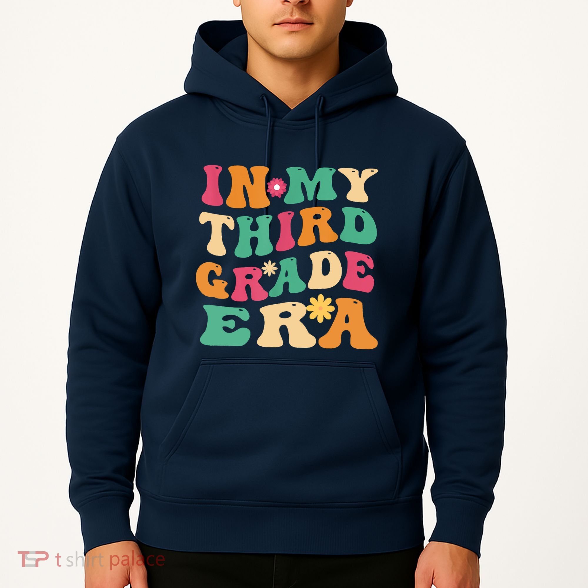 3rd Grade Back To School Retro In My Third Grade Era Teacher Hoodie