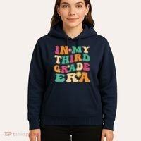 3rd Grade Back To School Retro In My Third Grade Era Teacher Hoodie thumb 5