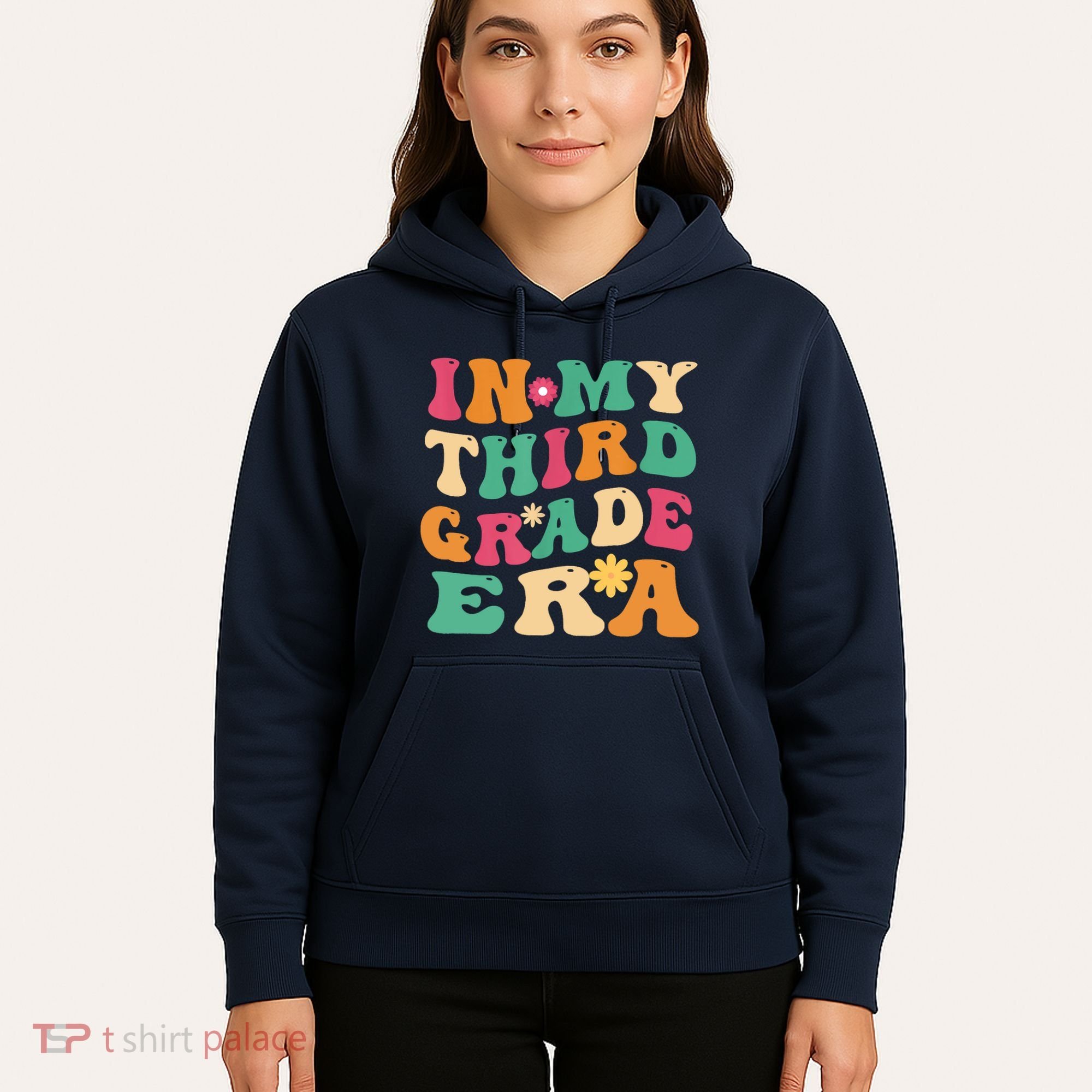 3rd Grade Back To School Retro In My Third Grade Era Teacher Hoodie