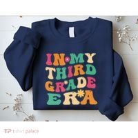 3rd Grade Back To School Retro In My Third Grade Era Teacher Sweatshirt thumb 2