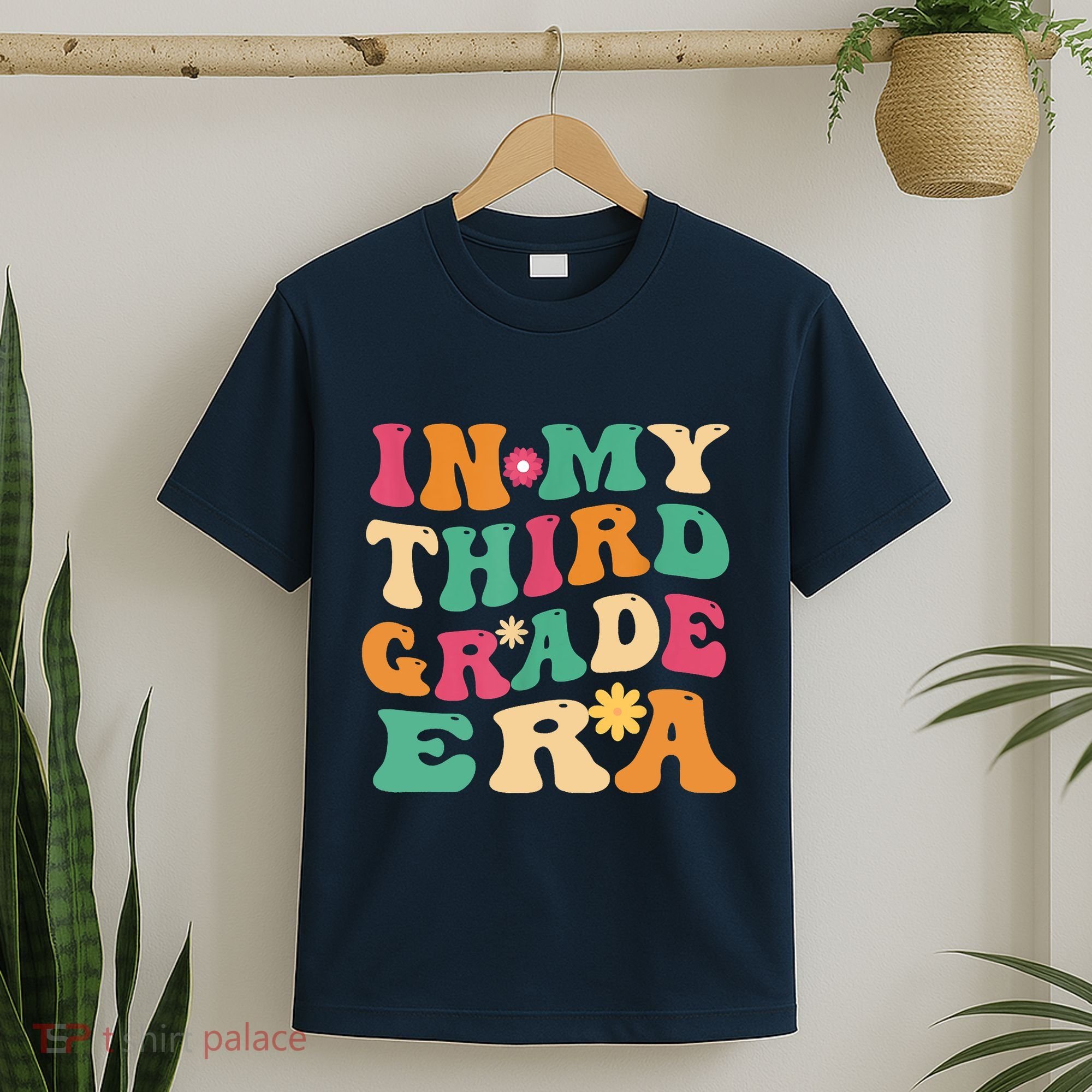 3rd Grade Back To School Retro In My Third Grade Era Teacher T-Shirt