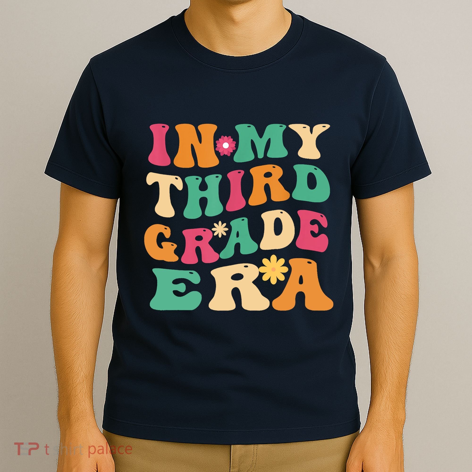 3rd Grade Back To School Retro In My Third Grade Era Teacher T-Shirt