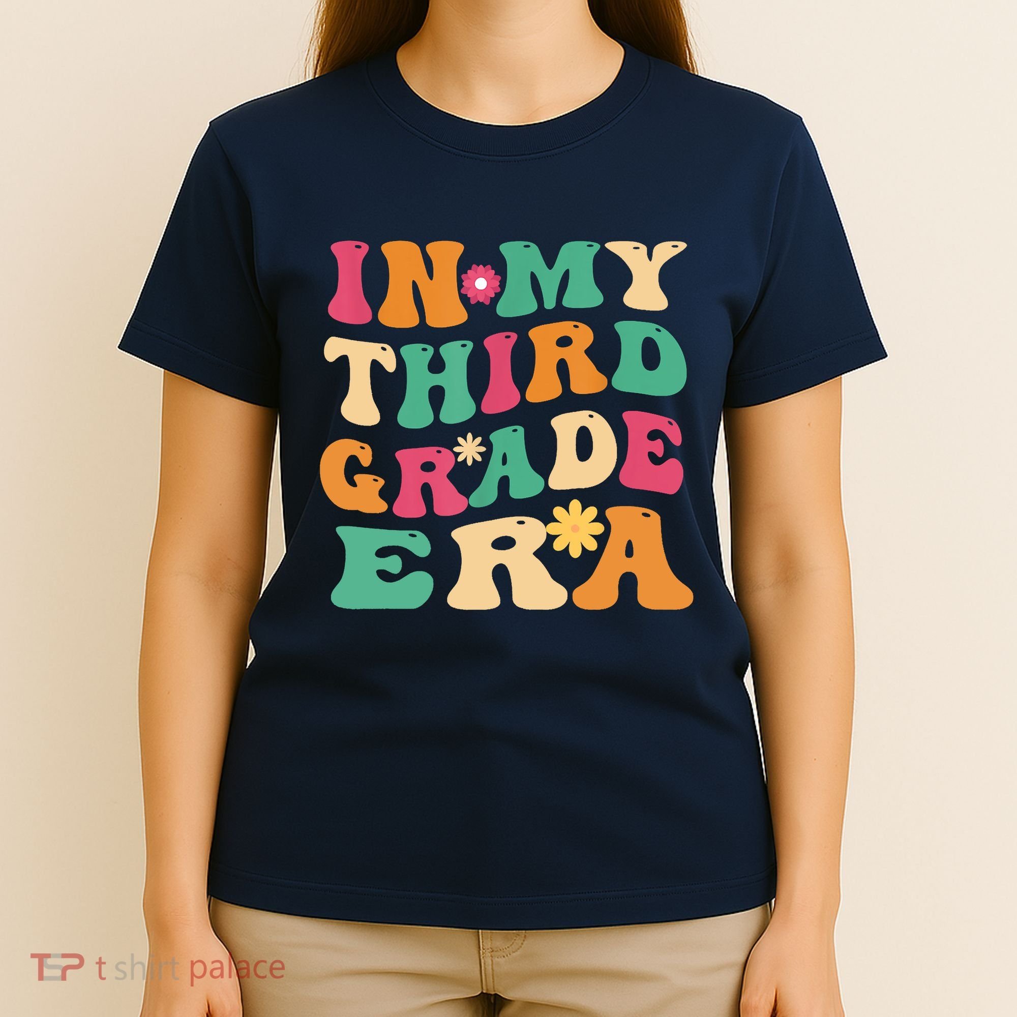 3rd Grade Back To School Retro In My Third Grade Era Teacher T-Shirt