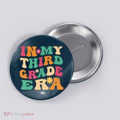 3rd Grade Back To School Retro In My Third Grade Era Teacher Button