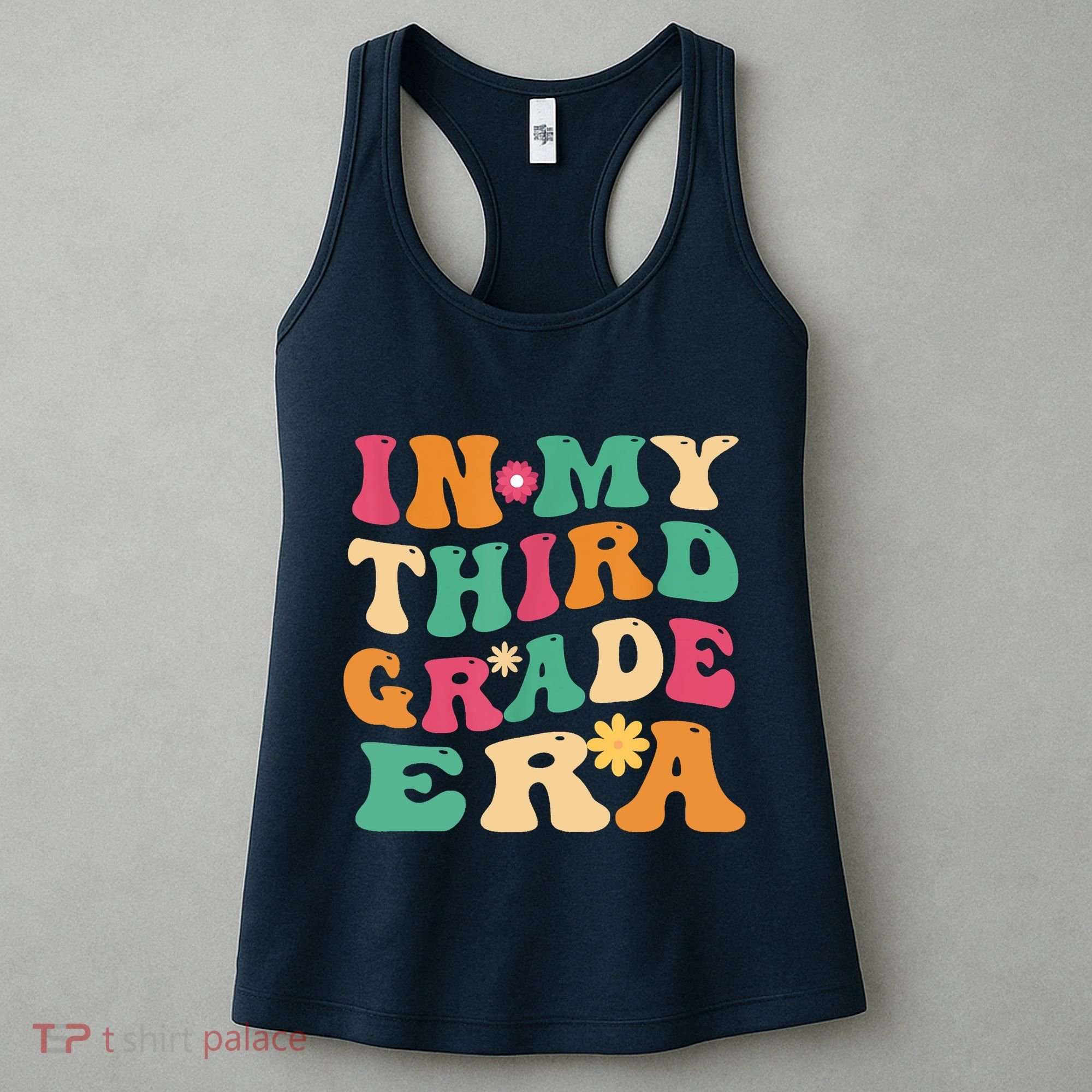 3rd Grade Back To School Retro In My Third Grade Era Teacher Women's Tank Top