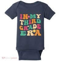3rd Grade Back To School Retro In My Third Grade Era Teacher Baby Bodysuit thumb 0