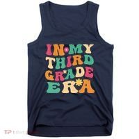3rd Grade Back To School Retro In My Third Grade Era Teacher Tank Top thumb 0