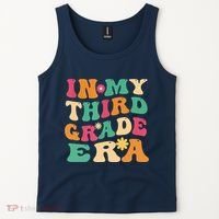 3rd Grade Back To School Retro In My Third Grade Era Teacher Tank Top thumb 2