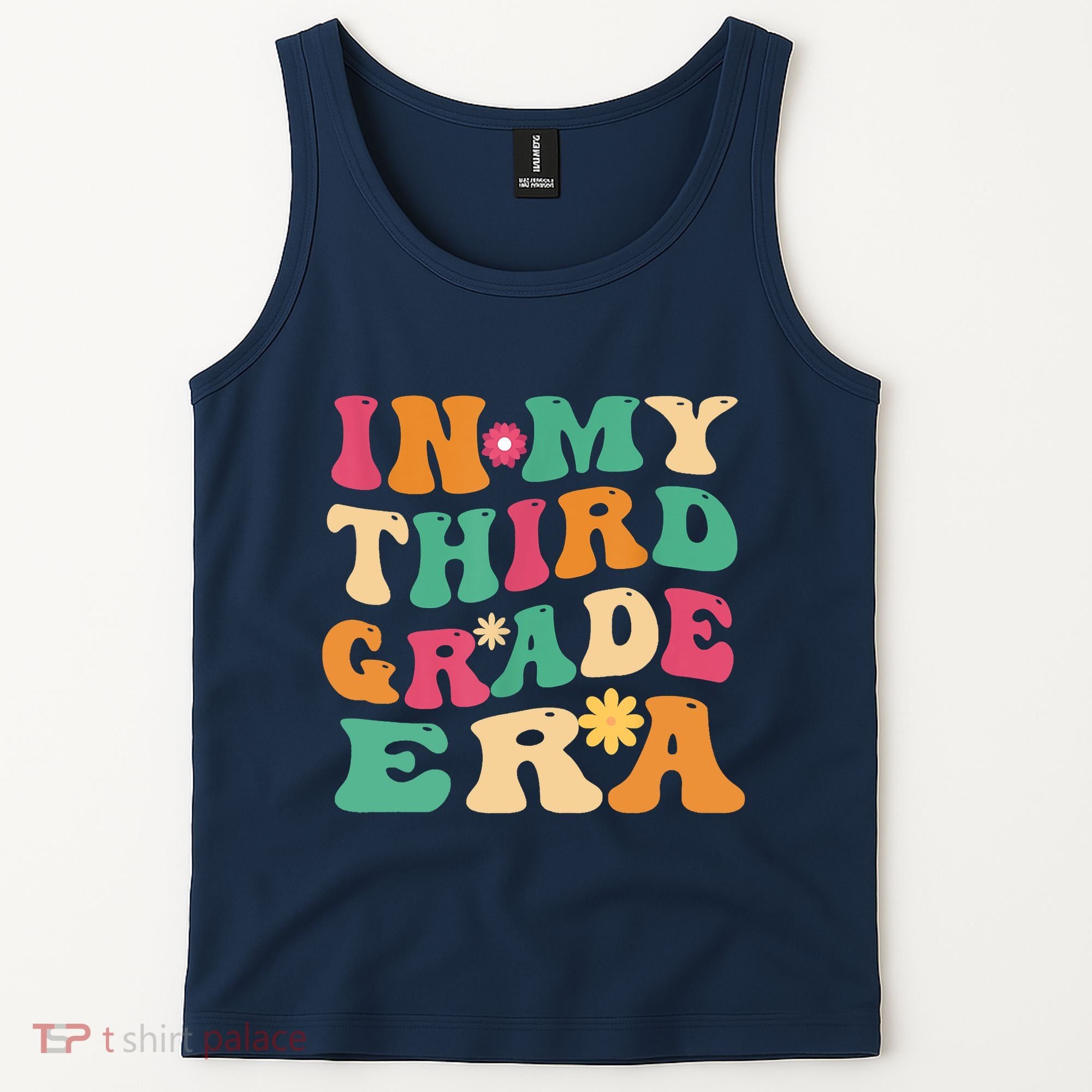 3rd Grade Back To School Retro In My Third Grade Era Teacher Tank Top