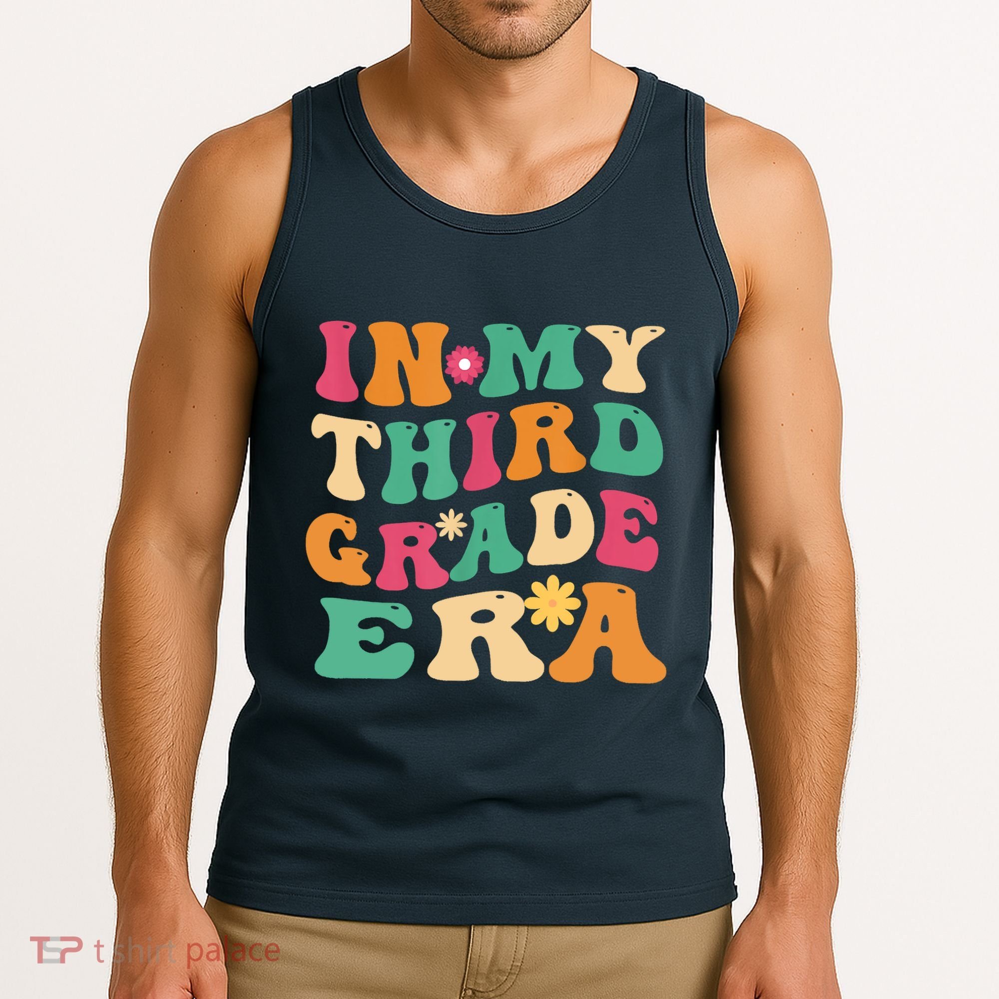 3rd Grade Back To School Retro In My Third Grade Era Teacher Tank Top
