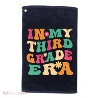 3rd Grade Back To School Retro In My Third Grade Era Teacher Golf Towel thumb 0
