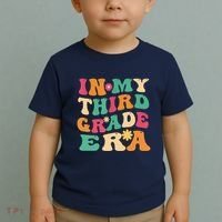 3rd Grade Back To School Retro In My Third Grade Era Teacher Toddler T-Shirt thumb 2