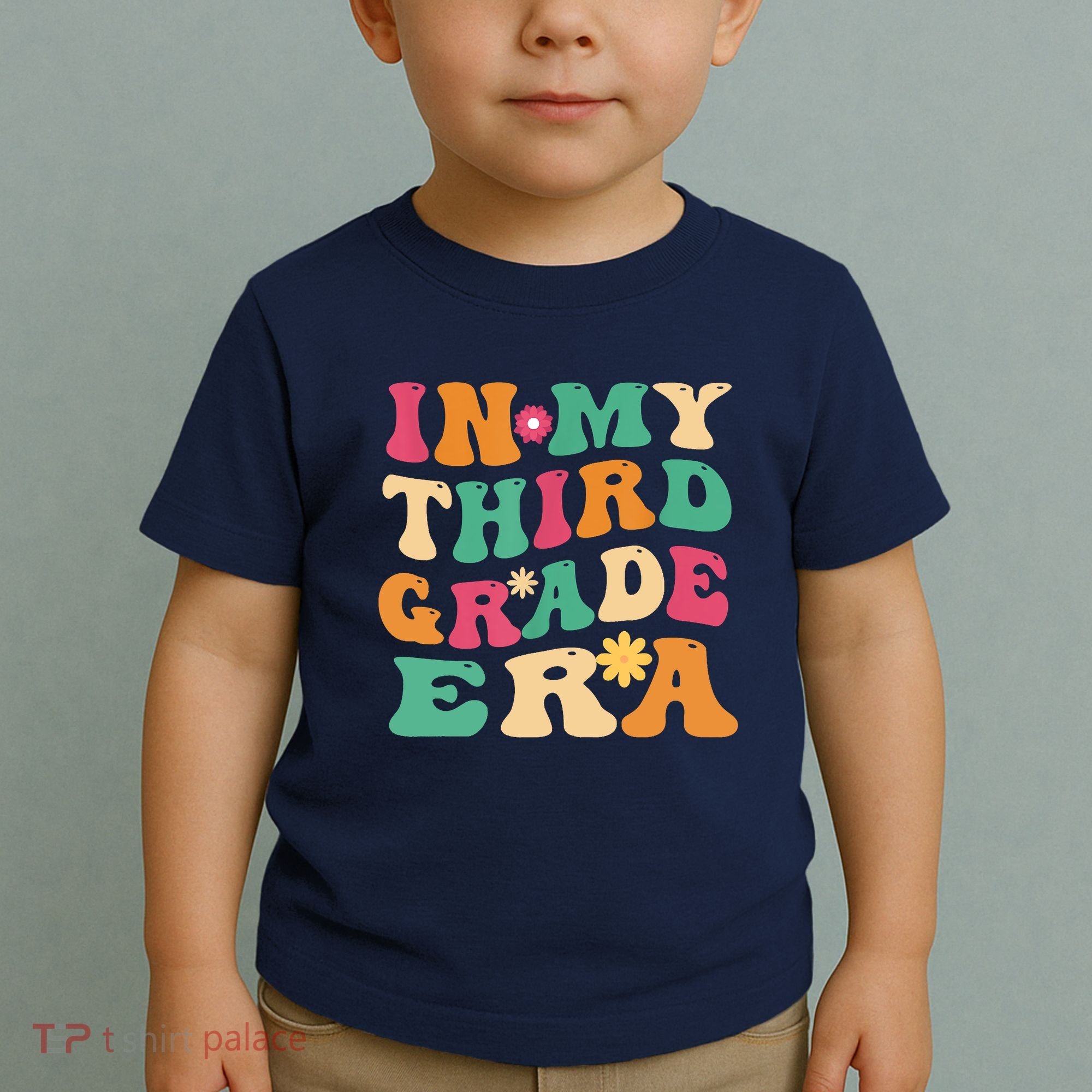 3rd Grade Back To School Retro In My Third Grade Era Teacher Toddler T-Shirt