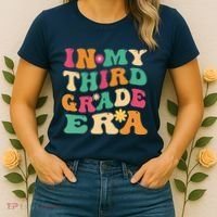 3rd Grade Back To School Retro In My Third Grade Era Teacher Women's T-Shirt thumb 2