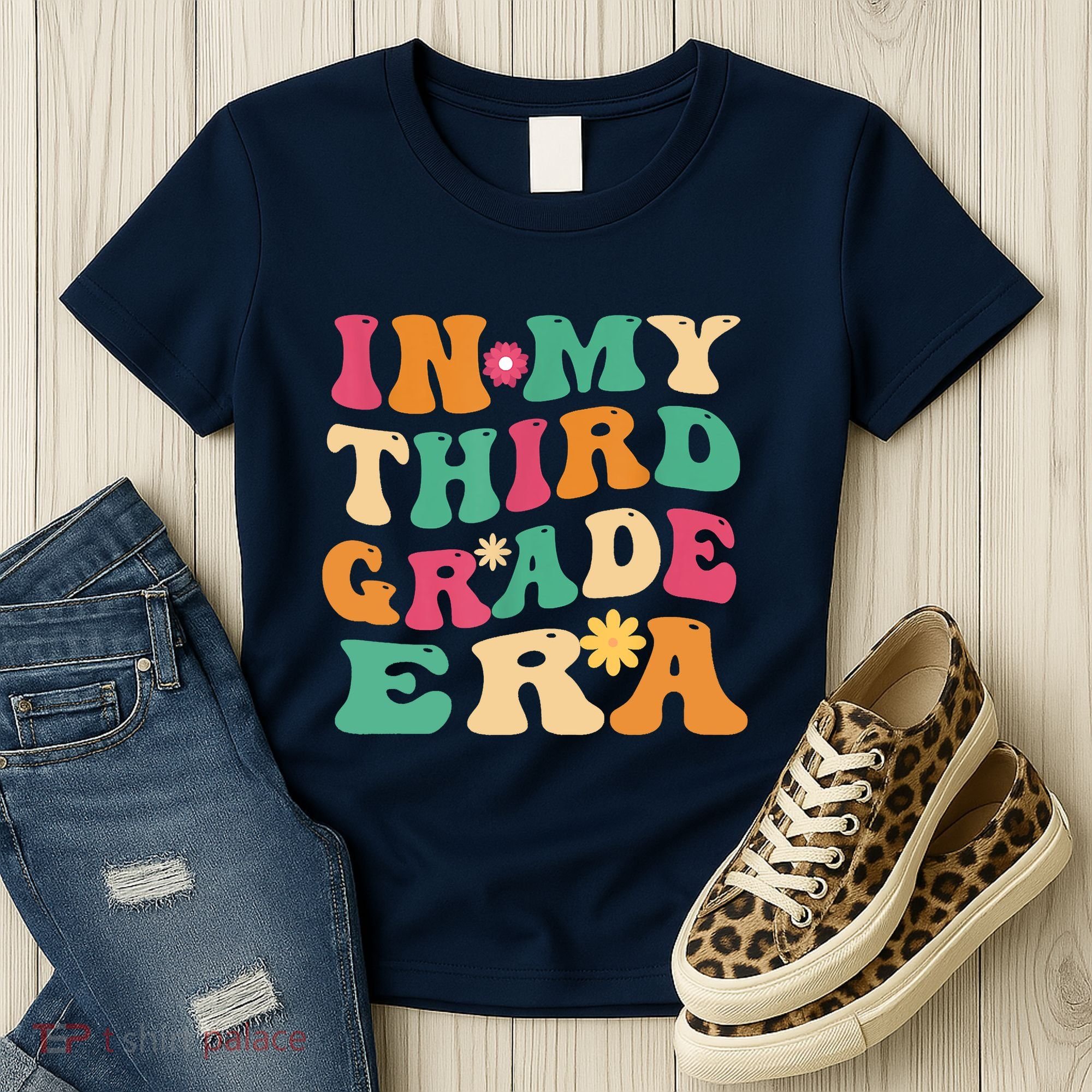 3rd Grade Back To School Retro In My Third Grade Era Teacher Women's T-Shirt